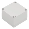Obudowa hermetyczna ZP90.90.60JH, 90 × 90 × 60 mm, ABS, jasnoszara, Kradex