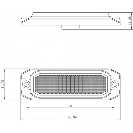 Lampa błyskowa LED do pojazdu, 12W, 4 LED, światło pomarańczowe, R65 R10, 12V/24V, L1892