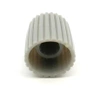 Gałka do potencjometru na oś 6mm - 15x15mm - szara, zielony znacznik - GS15
