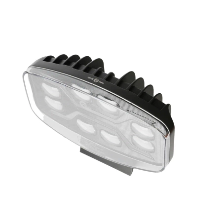 Reflektor drogowy LED samochodowy, 3 funkcje: pozycyjne, drogowe, ostrzegawcze strobo, 54W, 72 LED, L3436