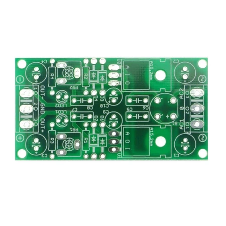 Zasilacz symetryczny regulowany 1,2-24 V 2×300 mA - PCB do projektu AVT 1882