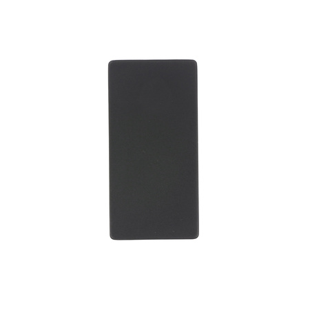 Włącznik światła + moduł ładowarki USB (2 gniazda USB 2,4A) z ramką szklaną podwójną - czarny - Tawoia Glass