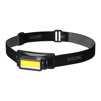 Latarka czołowa LED 3W 250lm USB-C, VIRONE LT-23