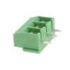 Złącze śrubowe do druku, 3 pola, raster 5mm, wysokość 10,2mm, 300V / 10A, 1,5mm², PA66, Degson DG126