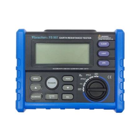Miernik rezystancji uziemienia ze świadectwem wzorcowania FS907 Forscher