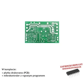 Centralka alarmowa współpracująca z czujnikiem ruchu, PCB i mikroprocesor do projektu AVT1925