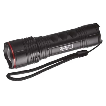 Latarka ręczna LED, 330 lm, 3 × AA, regulacja ogniskowej, obudowa metalowa, EMOS P3114