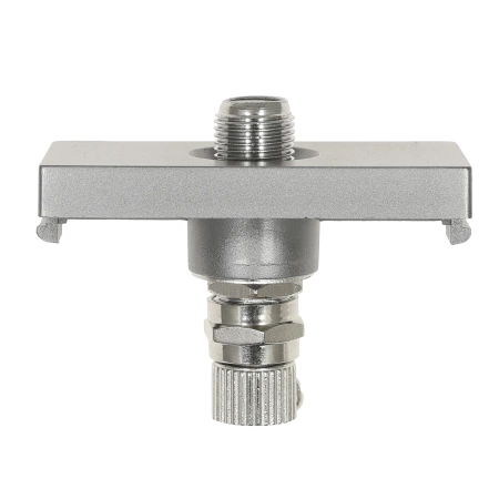 Moduł 1/2 - gniazdo antenowe SAT (typ F) - szary - kompatybilny z ramkami Tawoia Glass