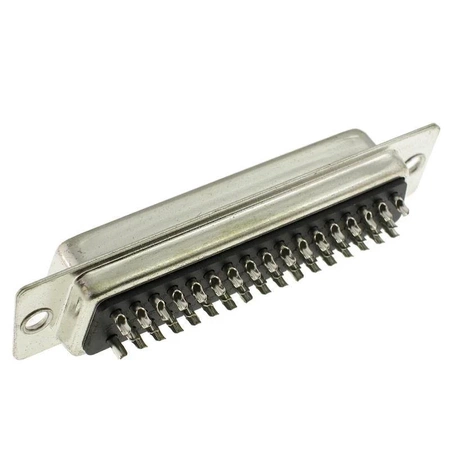 Gniazdo żeńskie proste do lutowania, DB50 3-rzędy