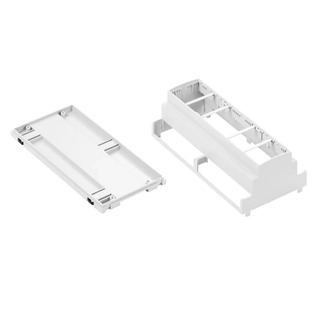Obudowa modułowa na szynę DIN ZD1010J, 89,8 × 177,8 × 65,2 mm, ABS, szara, Kradex