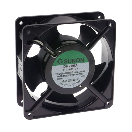Wentylator osiowy Sunon 120×120×38 mm, 230 V AC, 165 m³/h, 45 dB(A)