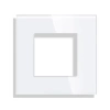 Ramka szklana - pojedyncza - biała - do modułów Tawoia Glass