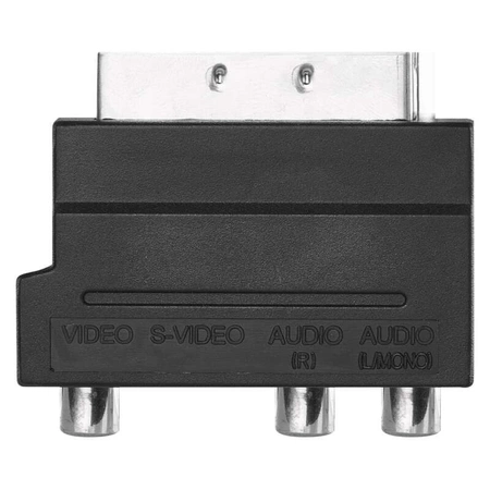 Redukcja SCART na 3× cinch i S-Video, złącze Euro, EMOS K9304