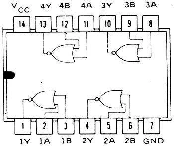 Układ scalony 74HCT02 DIP14