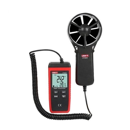 Anemometr Uni-T UT-363S, 0,4-30 m/s, pomiar temperatury -10 do 50°C