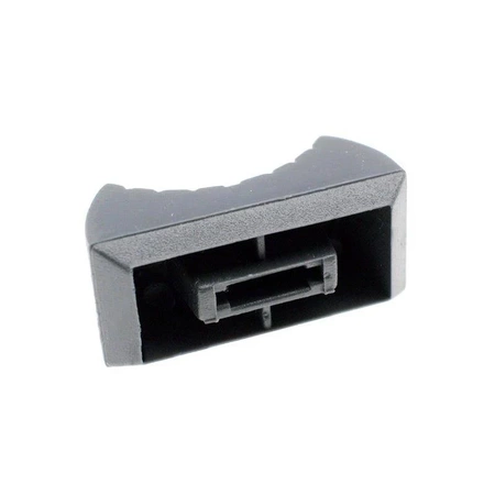 Gałka do potencjometru suwakowego - ciemnoszara 24x11x11mm na trzpień 8mm