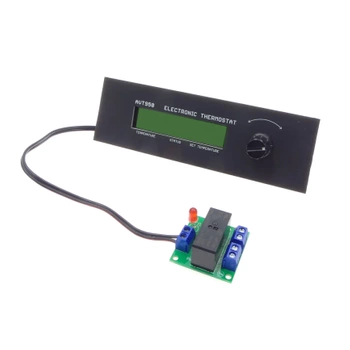 Termostat elektroniczny z zielonym wyświetlaczem - zlutowany KIT AVT 950