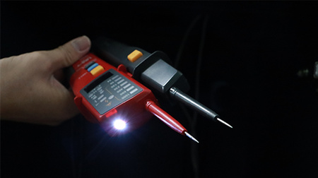 Tester napięcia Uni-T UT-18E, do 1000 V AC/DC, wyświetlacz LCD, test RCD, IP65