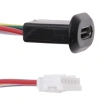 Gniazdo USB-C, 6 pin, mocowane na zatrzask
