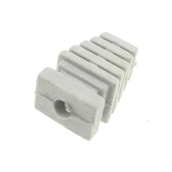 Przepust kablowy z odgiętką, otwór 6 mm, czoło 16 x 10 mm, jasnoszary, Maszczyk
