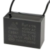 Kondensator rozruchowy do silnika 8µF 450VAC, CBB61, przewody 20 cm, 47 × 23 × 35 mm, EPERS