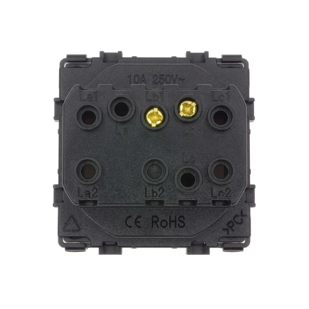 Moduł - Włącznik światła pojedynczy - biały - Tawoia Glass