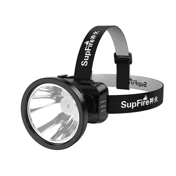 Latarka czołowa Superfire HL51, 160 lm, zasięg 300 m, 3 tryby, IP42, reflektor 51 mm