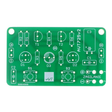 Magiczny przełącznik dotykowy - PCB do projektu AVT 725