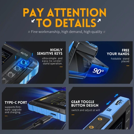 Oscyloskop 1MHz z generatorem FNIRSI DSO153