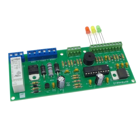 Centralka alarmowa z 2 liniami dozorującymi - zlutowany KIT AVT 5466