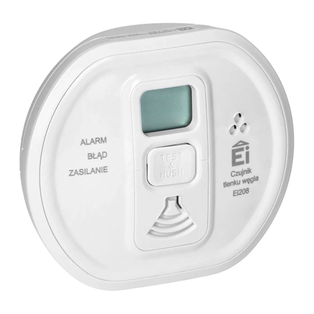 Czujnik tlenku węgla (czadu) EI208, 10lat żywotności
