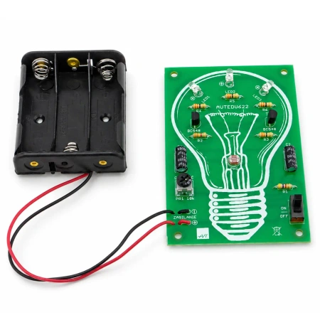 Zmierzchowa lampka LED. Zestaw DIY do nauki lutowania AVT EDU622
