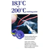 Cyna lutownicza Sn63Pb37 SX-862 z dwoma rdzeniami topnika, średnica 0,5 mm, szpula 40 g, Mechanic