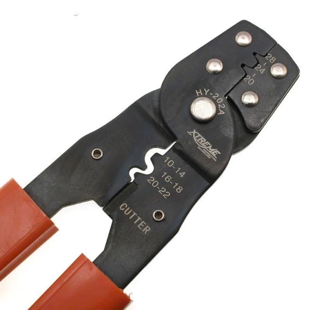 Zaciskarka konektorów izolowanych 0.34-6mm2, nieizolowanych i pinów 0.08 - 0.5mm2