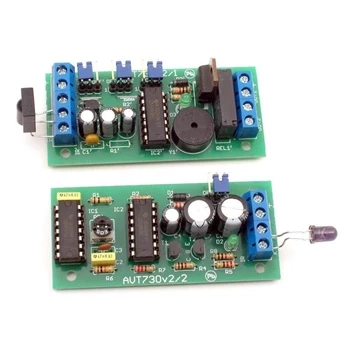 Bariera świetlna, strzelnica optyczna - zlutowany KIT AVT 730