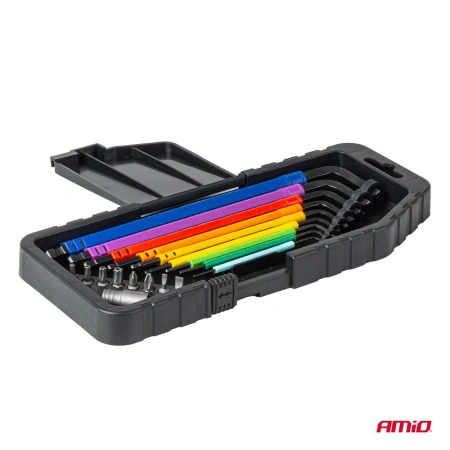 Zestaw kluczy imbusowych HEX 18 sztuk /04787/
