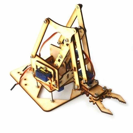 Ramię robota 4 DOF - DIY - model oparty o Projekt edukacyjny Arduino