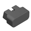 Obudowa OBD MINI z męskim wtykiem, komplet, ABS, czarna, Kradex ZOBD MINI SET