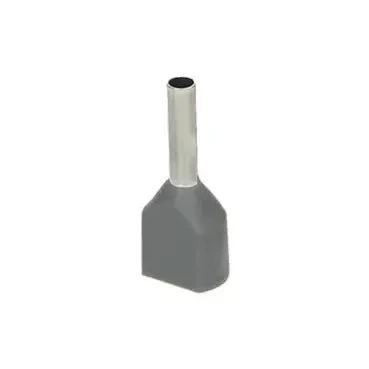 Tulejka kablowa podwójna izolowana 2.5mm² 10mm - końcówka tulejkowa miedziana, blister 25szt