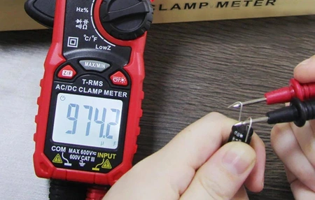 Miernik cęgowy 600A, Habotest HT206A, True RMS