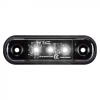 Lampa obrysowa LED biała 12/24 V, klosz przyciemniany DARK, 83,7 × 24,2 mm - L1317