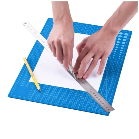 Mata modelarska do cięcia, samogojąca A3 45x30cm wielowarstwowa, niebieska