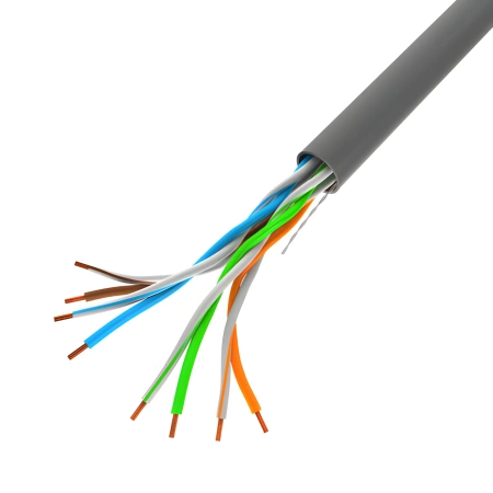 Przewód LAN UTP kat. 5e, drut CCA AWG 24, dystans do 60 m, na metry, Lanberg