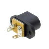 Gniazdo zasilania DC 2,1/5,5 mm, z końcówkami lutowniczymi, PRZ
