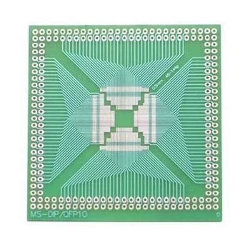 Adapter SMD QFP QFP48–QFP144 raster 0,5 mm na DIP 2,54 mm MS-DIP/QFP10