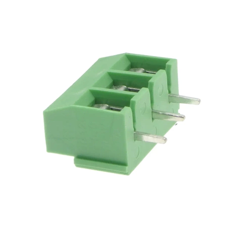 Złącze śrubowe do druku, 3 pola, raster 5mm, wysokość 10,2mm, 300V / 10A, 1,5mm², PA66, Degson DG126