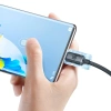 Kabel USB do USB-C 1.2m, szybkie ładowanie PD / QC 100W, czarny, Baseus Crystal Shine