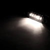 Lampa obrysowa LED biała 6 diod 12/24 V, klosz przyciemniany DARK - L1320
