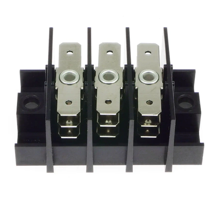 Listwa konektorowa FASTON 6,3x0,8mm 3-torowa - WECO 53.886.033