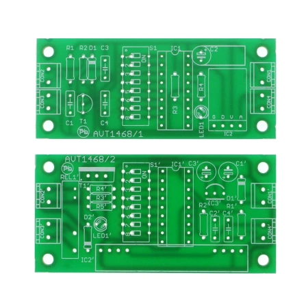 Lokalne radiopowiadomienie 433 MHz - PCB's do projektu AVT 1468